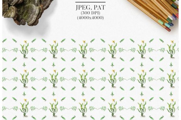 Water Plants Patterns