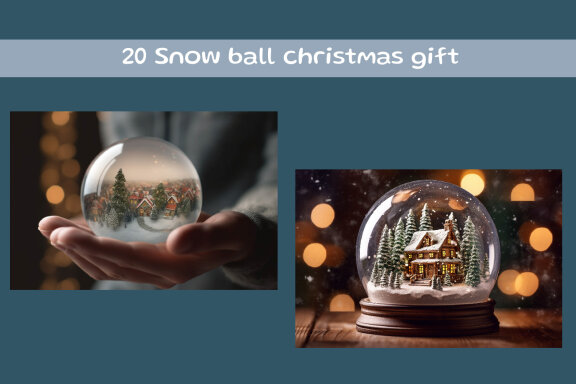 Snow ball christmas gift