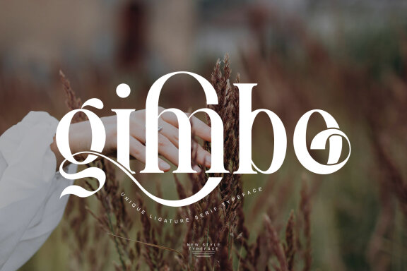 Gimbo Ligature Serif Typeface