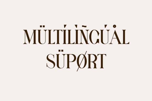 Gimbo Ligature Serif Typeface