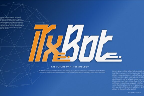 Dlar Sky | Tech Condensed Font