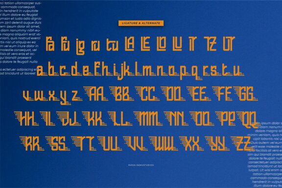 Dlar Sky | Tech Condensed Font