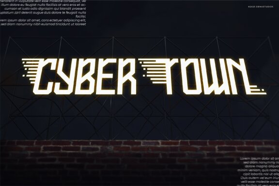 Dlar Sky | Tech Condensed Font