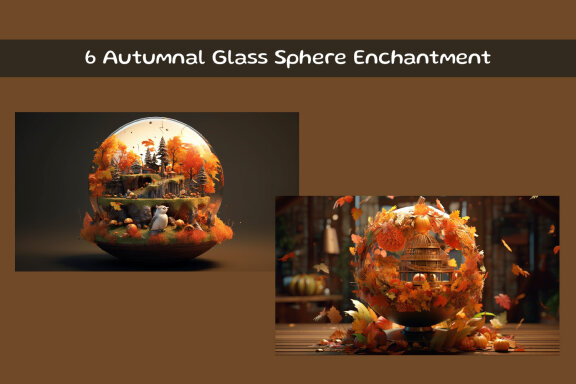 Autumnal Glass Sphere Enchantment