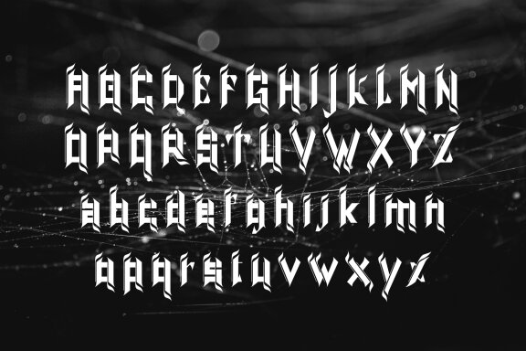 MONICCS BLACKLETER TYPEFACE