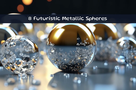 Futuristic Metallic Spheres