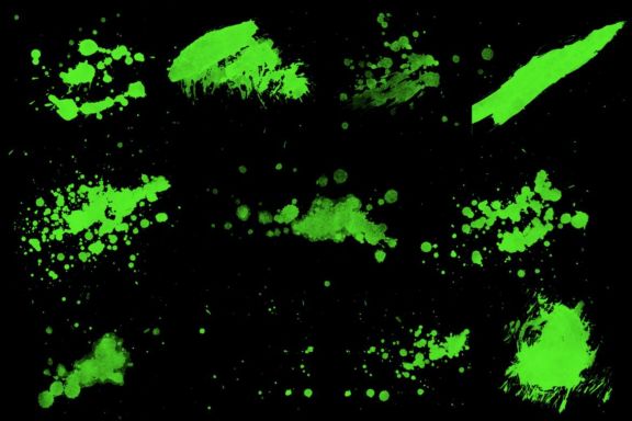 Splatter Stamp Photoshop Brushes Vol. 3