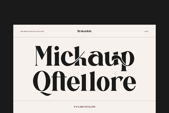 IKOMU UNnique Serif Typeface