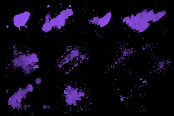 Splatter Stamp Photoshop Brushes Vol. 4