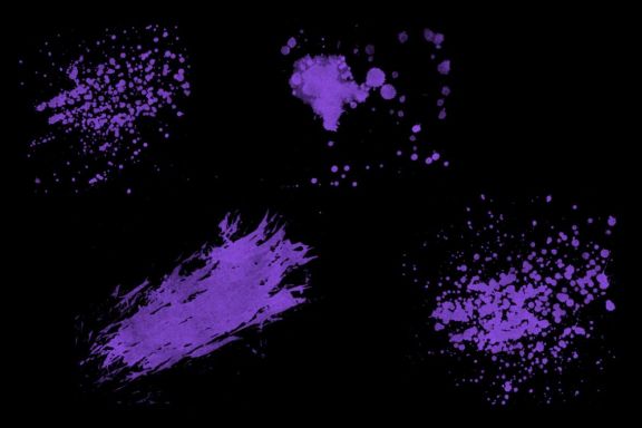 Splatter Stamp Photoshop Brushes Vol. 4