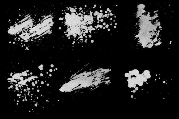 Splatter Stamp Photoshop Brushes Vol. 6