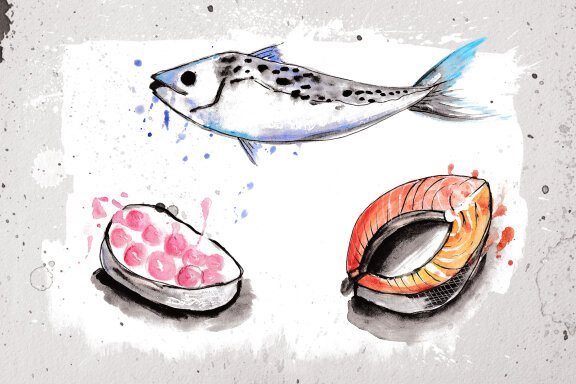 Free Watercolor Food Illustrations