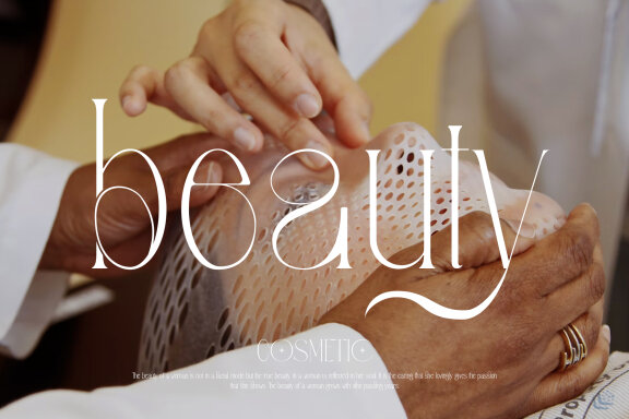 Safing ligature serif typeface
