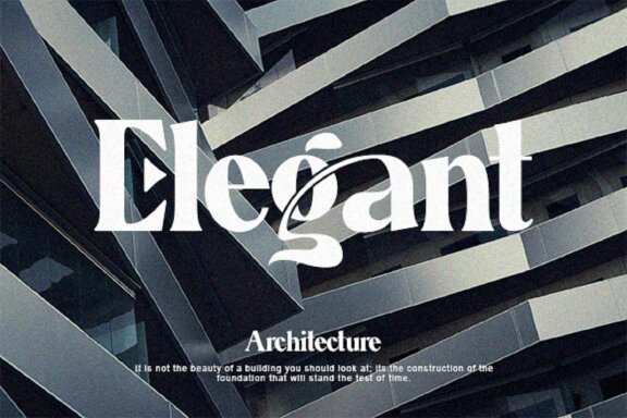 Bofie unique ligature serif typeface