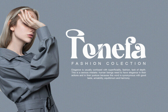 Bofie unique ligature serif typeface