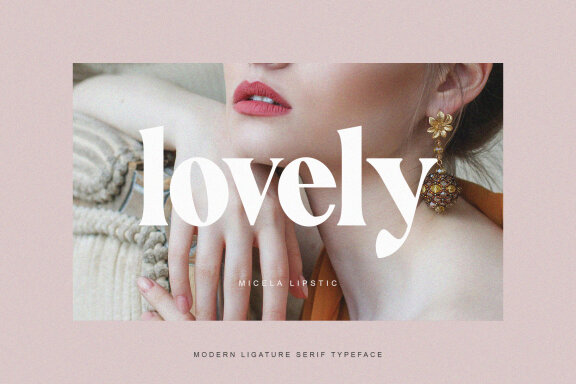 Bofie unique ligature serif typeface