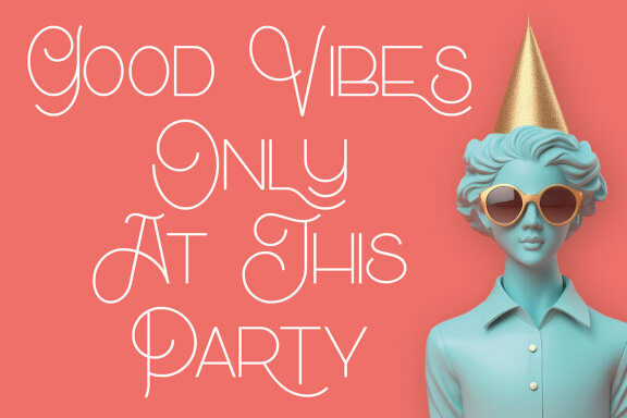 Party Time Modern Ligature Font