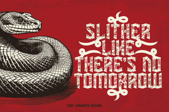 Snakebite Blackletter Label Font