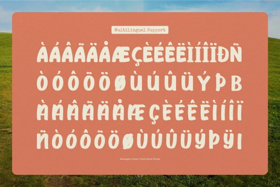 Secangkir Glass | Bold Hand Drawn Font