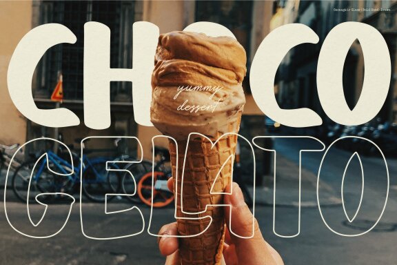 Secangkir Glass | Bold Hand Drawn Font