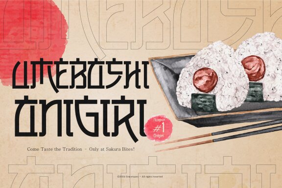 Nettore | Japanese Typeface