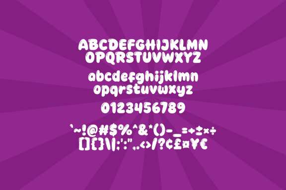 Game Bubble FREE Font