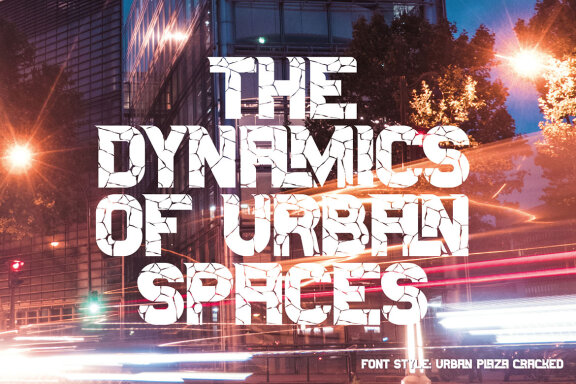 Urban Plaza Display Font