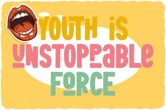 Youth Energy Label Font
