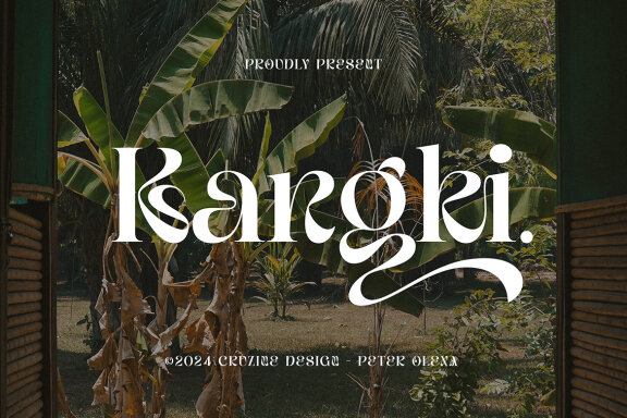 Kangki Stylish Serif