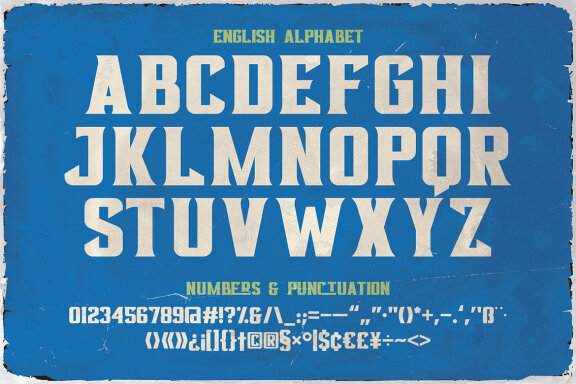 Gearshift Retro Label Font
