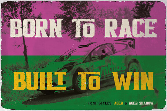 Gearshift Retro Label Font