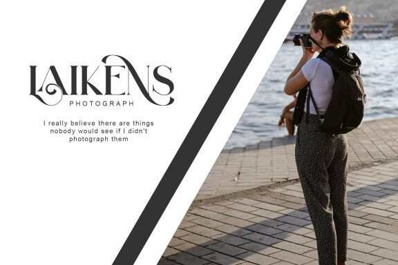 gitte unique ligature serif typeface