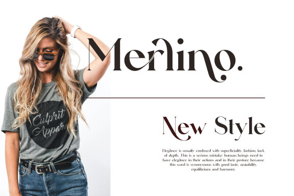 gitte unique ligature serif typeface