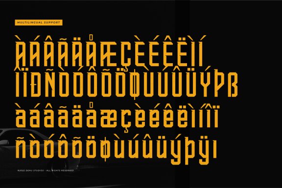 Rush Syndicate | Condensed Racing Font