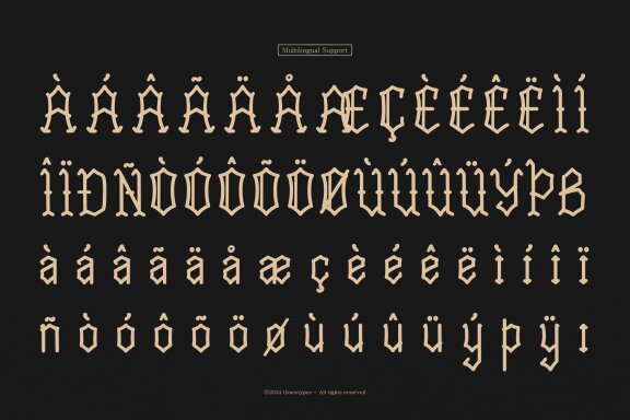 Quick Oge | Blackletter Typeface