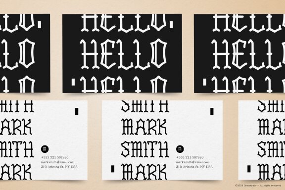Quick Oge | Blackletter Typeface