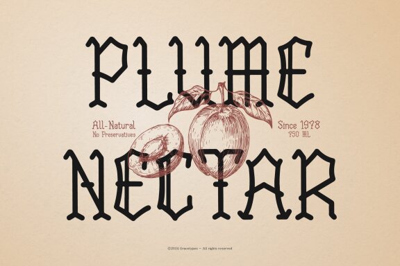 Quick Oge | Blackletter Typeface