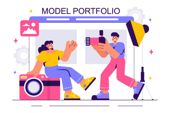 10 Model Portfolio Illustration