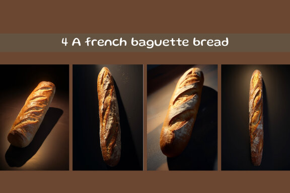 A french baguette bread