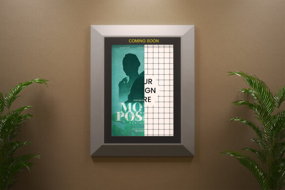 Movie Poster on Cinema Mockups