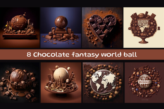 Chocolate fantasy world ball