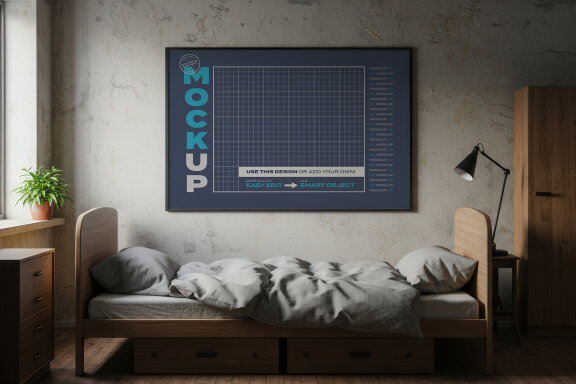 Bedroom Poster Mockups