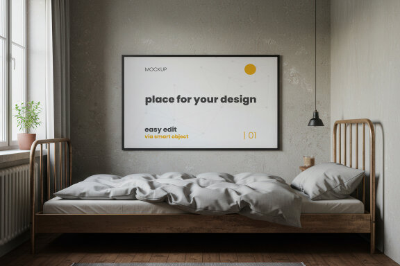 Bedroom Poster Mockups