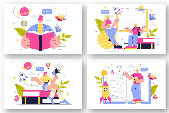 8 Creative Storytelling Process Illustration