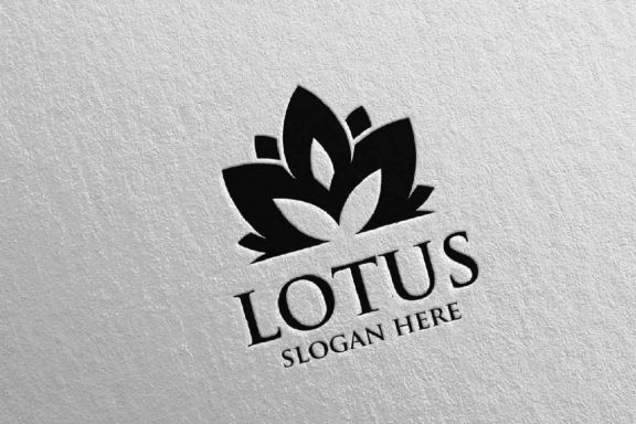 Yoga and Lotus Logo 59