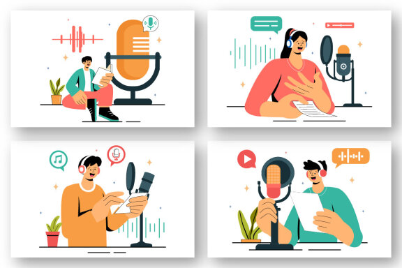 9 Dubbing and Voice Acting Illustration
