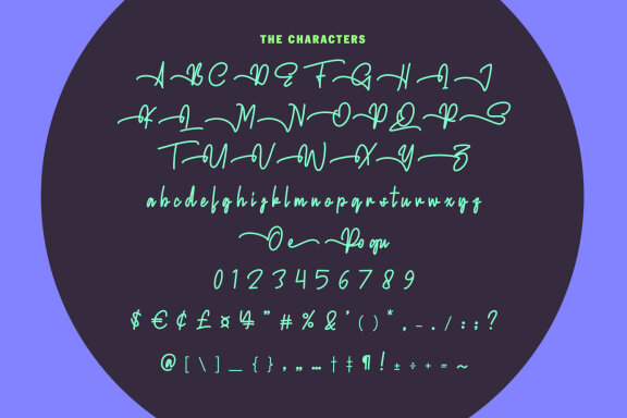 Rogueone Monoline Signature Font