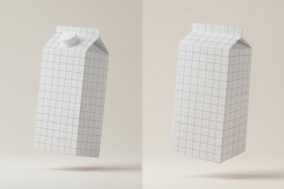 Floating Tetra Packaging Multipurpose Mockups