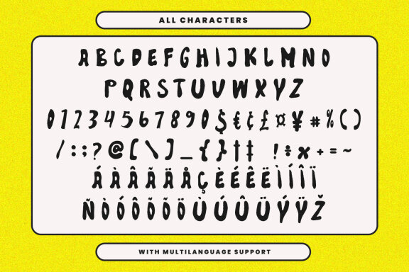 Recter Torent Handmade Display Font