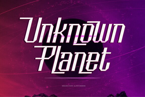 Galaxy Aura | Cyber Condensed Font